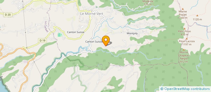 localisation de l'entreprise MONSIEUR PETER FIDELIN  MORNE VERT