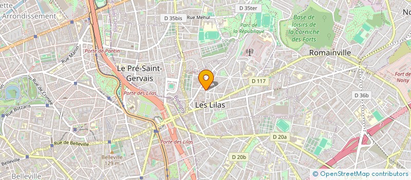 localisation de l'entreprise MONSIEUR PETER FLETCHER à LES LILAS