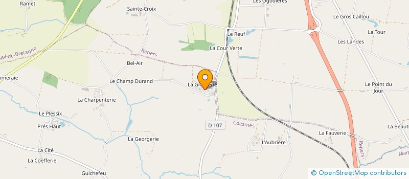 localisation de l'entreprise MONSIEUR PETER GIBAUD  COESMES