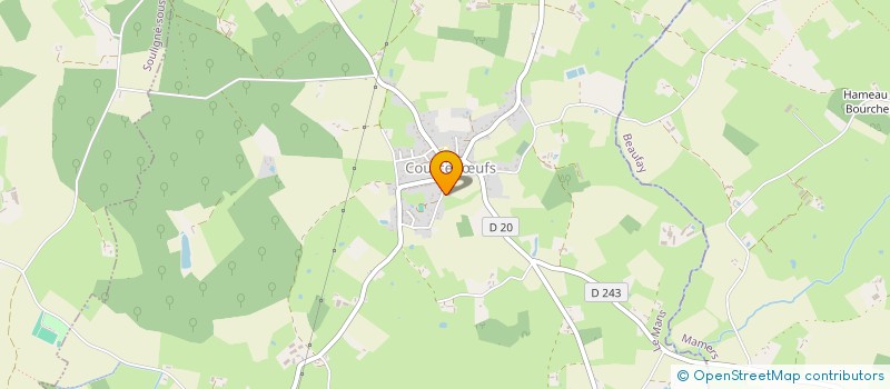 localisation de l'entreprise MONSIEUR PETER GODON  COURCEBUFS