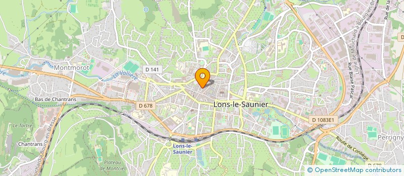 localisation de l'entreprise MONSIEUR PETER GOROL à LONS-LE-SAUNIER