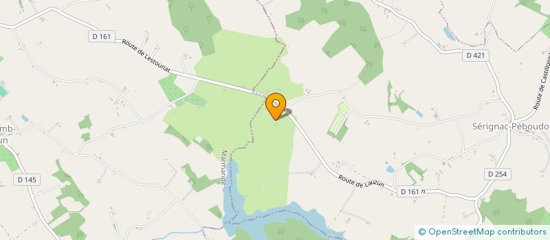 localisation de l'entreprise MONSIEUR PETER GRADY  SERIGNAC-PEBOUDOU