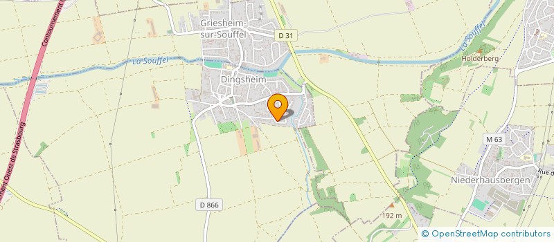 localisation de l'entreprise MONSIEUR PETER GRAF  DINGSHEIM