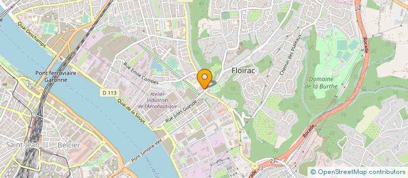 localisation de l'entreprise MONSIEUR PETER GRALL  FLOIRAC