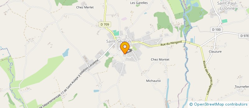 localisation de l'entreprise MONSIEUR PETER GRUBB  SAINT-SEVERIN