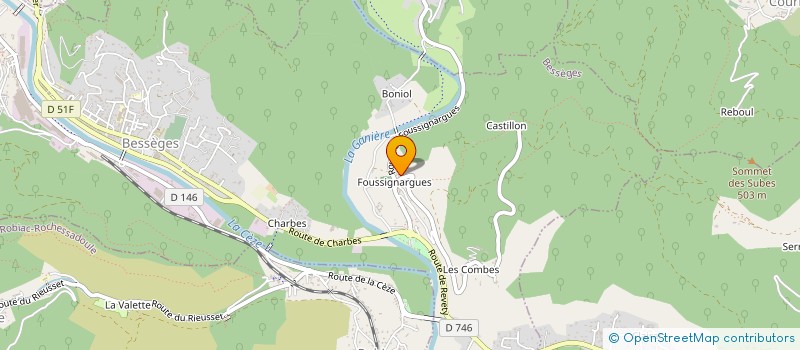 localisation de l'entreprise MONSIEUR PETER GUYROKA  BESSEGES