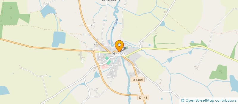 localisation de l'entreprise MONSIEUR PETER HAWKES  PRESSAC