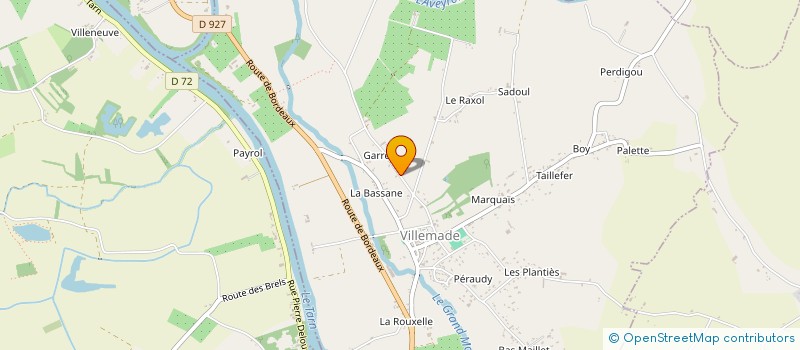 localisation de l'entreprise MONSIEUR PETER HAWTHORNE à VILLEMADE