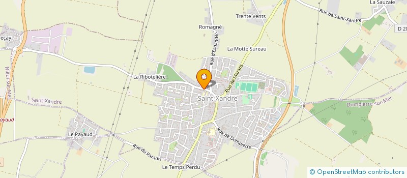 localisation de l'entreprise MONSIEUR PETER HELFRICK  SAINT-XANDRE