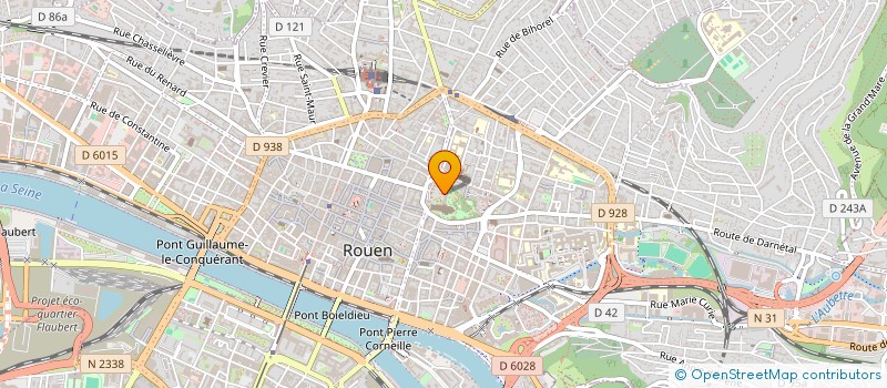 localisation de l'entreprise MONSIEUR PETER HOFFMANN  ROUEN