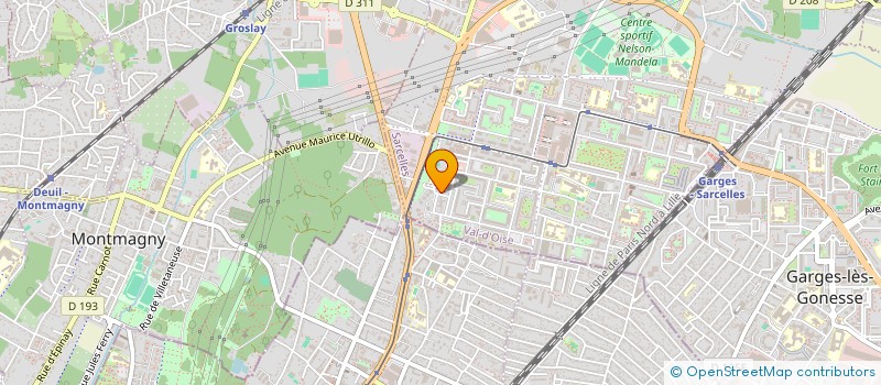 localisation de l'entreprise MONSIEUR PETER INEGBENIKI  SARCELLES