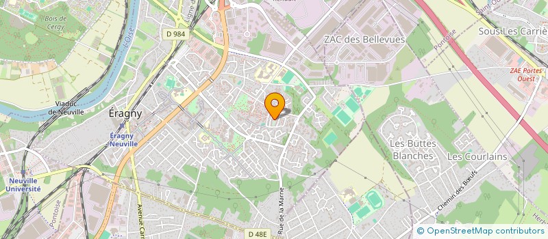 localisation de l'entreprise MONSIEUR PETER KUM CHE  ERAGNY