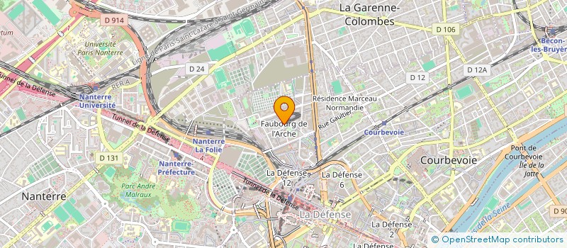 localisation de l'entreprise MONSIEUR PETER LOFTY à COURBEVOIE