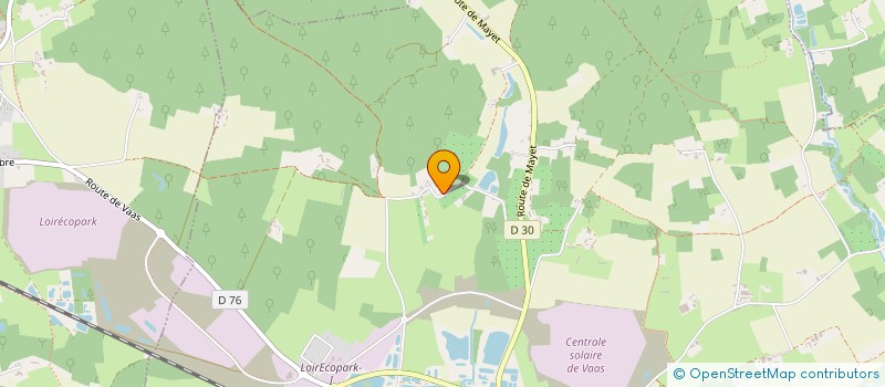 localisation de l'entreprise MONSIEUR PETER LORGUEILLEUX  VAAS