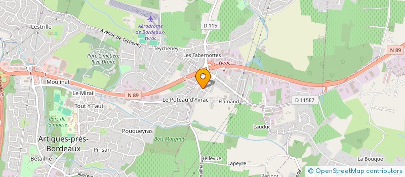 localisation de l'entreprise MONSIEUR PETER LOUBINEAUD  YVRAC