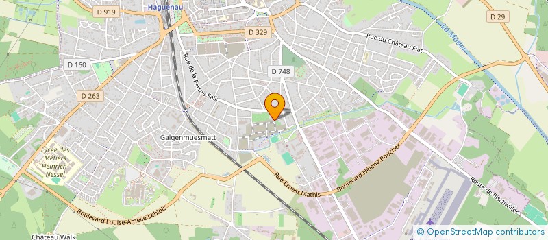 localisation de l'entreprise MONSIEUR PETER LUTZ WESTENDORP  HAGUENAU