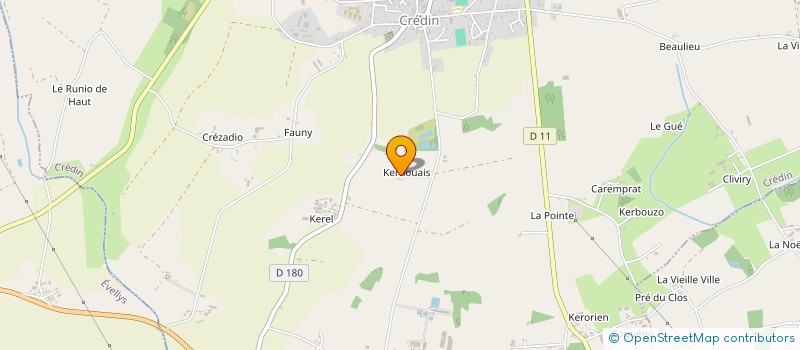 localisation de l'entreprise MONSIEUR PETER MAGUIRE  CREDIN