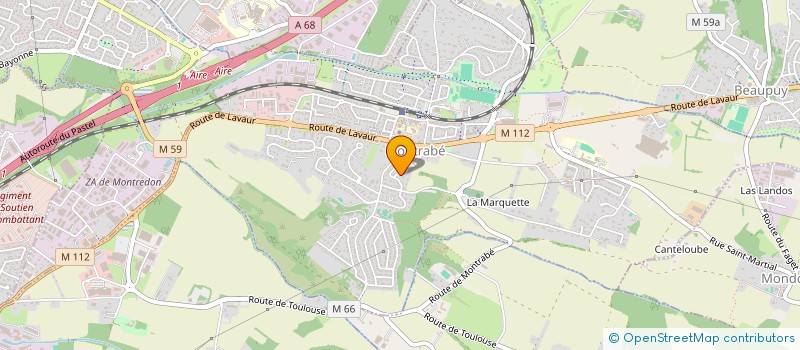 localisation de l'entreprise MONSIEUR PETER MAKENGO KILEMA ISANG  MONTRABE