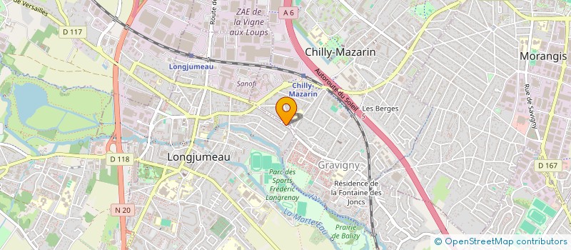 localisation de l'entreprise MONSIEUR PETER MARTEY ADDO à LONGJUMEAU