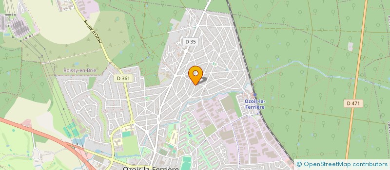 localisation de l'entreprise MONSIEUR PETER MARY  OZOIR-LA-FERRIERE