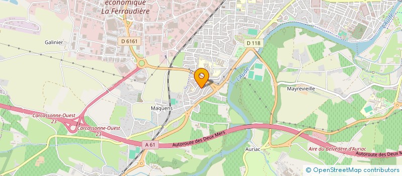 localisation de l'entreprise MONSIEUR PETER MEDLEY-SMITH  CARCASSONNE