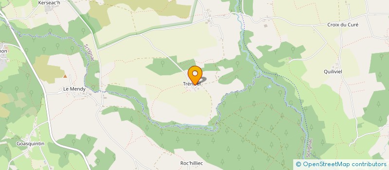 localisation de l'entreprise MONSIEUR PETER MICHAEL BUSBY  SCRIGNAC