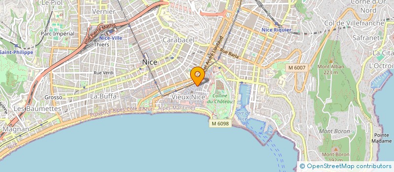 localisation de l'entreprise MONSIEUR PETER MILLER à NICE