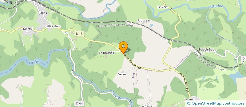 localisation de l'entreprise MONSIEUR PETER MIODET à SANSAC-DE-MARMIESSE