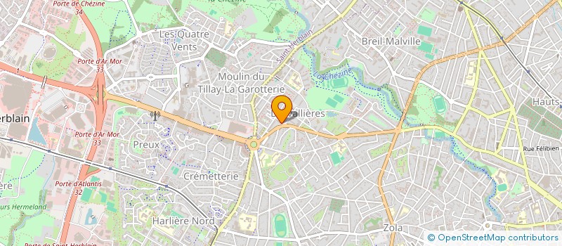 localisation de l'entreprise MONSIEUR PETER MOREAU à NANTES