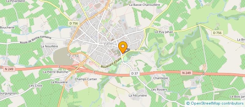 localisation de l'entreprise MONSIEUR PETER MOUCHE à VALLET