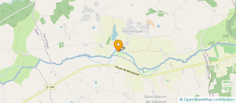 localisation de l'entreprise MONSIEUR PETER MURPHY  PARRANQUET