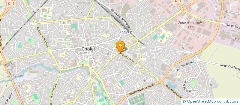 localisation de l'entreprise MONSIEUR PETER NEALE à CHOLET