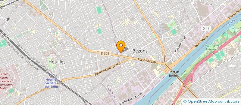 localisation de l'entreprise MONSIEUR PETER OKEOWO à BEZONS