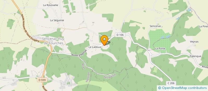 localisation de l'entreprise MONSIEUR PETER ONLEY  BRANTOME EN PERIGORD