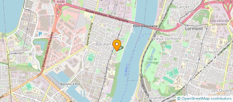 localisation de l'entreprise MONSIEUR PETER-PHILL AMISY  BORDEAUX