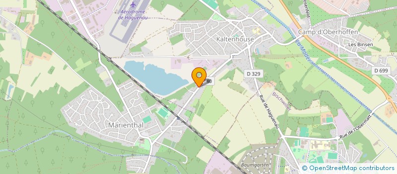 localisation de l'entreprise MONSIEUR PETER POHL  KALTENHOUSE