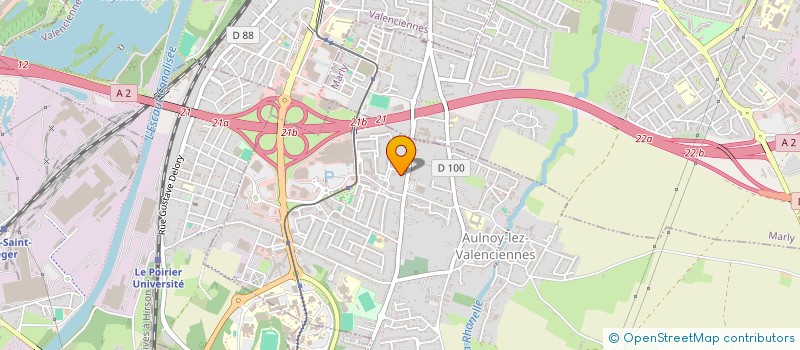 localisation de l'entreprise MONSIEUR PETER POTDEVIN  AULNOY-LEZ-VALENCIENNES