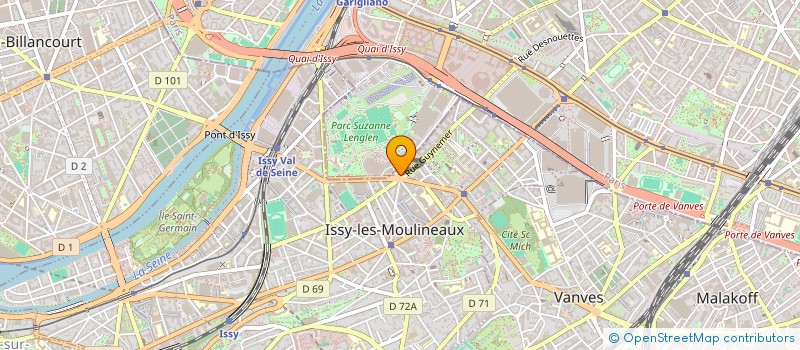 localisation de l'entreprise MONSIEUR PETER PREVOST à ISSY-LES-MOULINEAUX