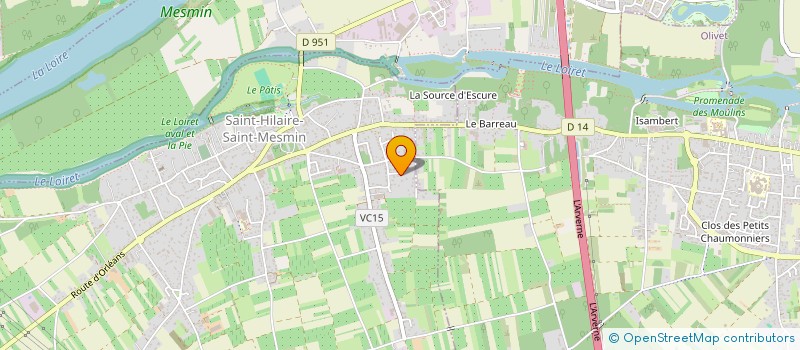 localisation de l'entreprise MONSIEUR PETER PRIEUR à SAINT-HILAIRE-SAINT-MESMIN
