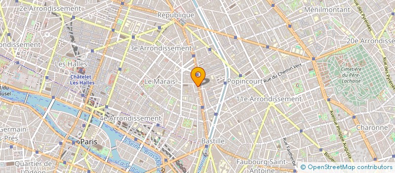 localisation de l'entreprise MONSIEUR PETER RINDLISBACHER  PARIS