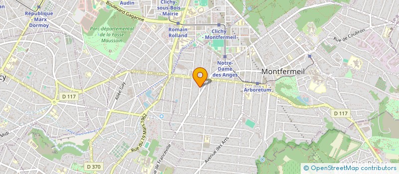 localisation de l'entreprise MONSIEUR PETER RONDAGE  MONTFERMEIL