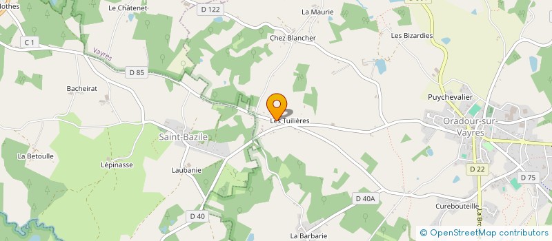 localisation de l'entreprise MONSIEUR PETER RUSSELL à ORADOUR-SUR-VAYRES