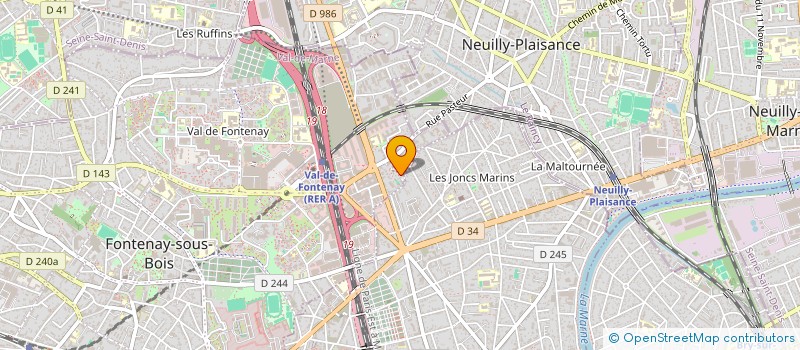 localisation de l'entreprise MONSIEUR PETER SIBONI à FONTENAY-SOUS-BOIS