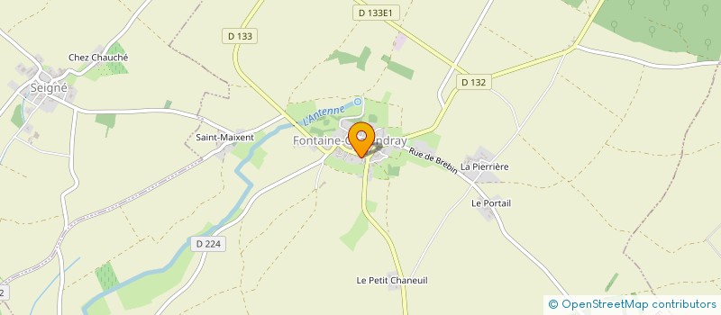 localisation de l'entreprise MONSIEUR PETER TARR  FONTAINE-CHALENDRAY