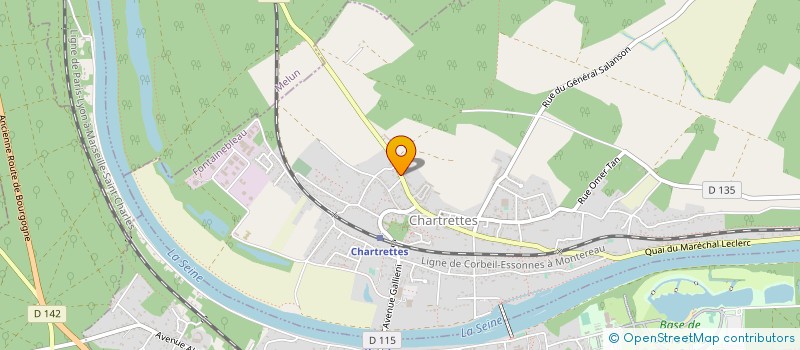 localisation de l'entreprise MONSIEUR PETER THORPE  CHARTRETTES