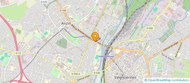 localisation de l'entreprise MONSIEUR PETER VAIS à VALENCIENNES