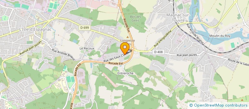 localisation de l'entreprise MONSIEUR PETER VISSE  MAGNAC-SUR-TOUVRE