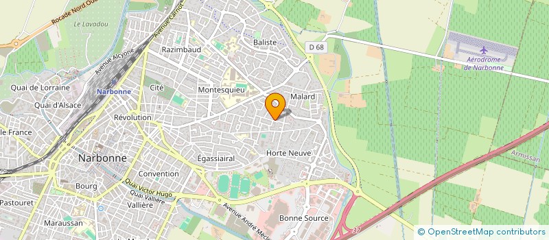 localisation de l'entreprise MONSIEUR PETER WALKDEN à NARBONNE