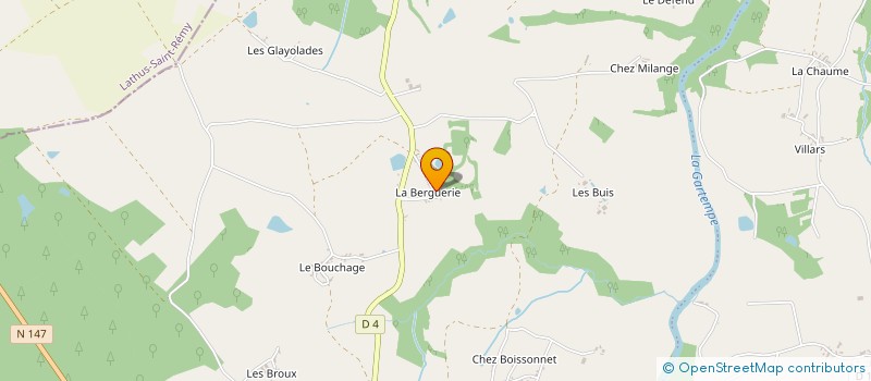 localisation de l'entreprise MONSIEUR PETER WATERHOUSE  VAL-D'OIRE-ET-GARTEMPE