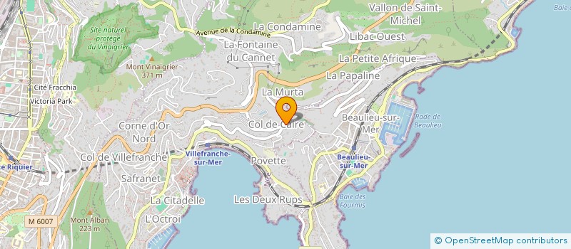 localisation de l'entreprise MONSIEUR PETER WEYERS à VILLEFRANCHE-SUR-MER